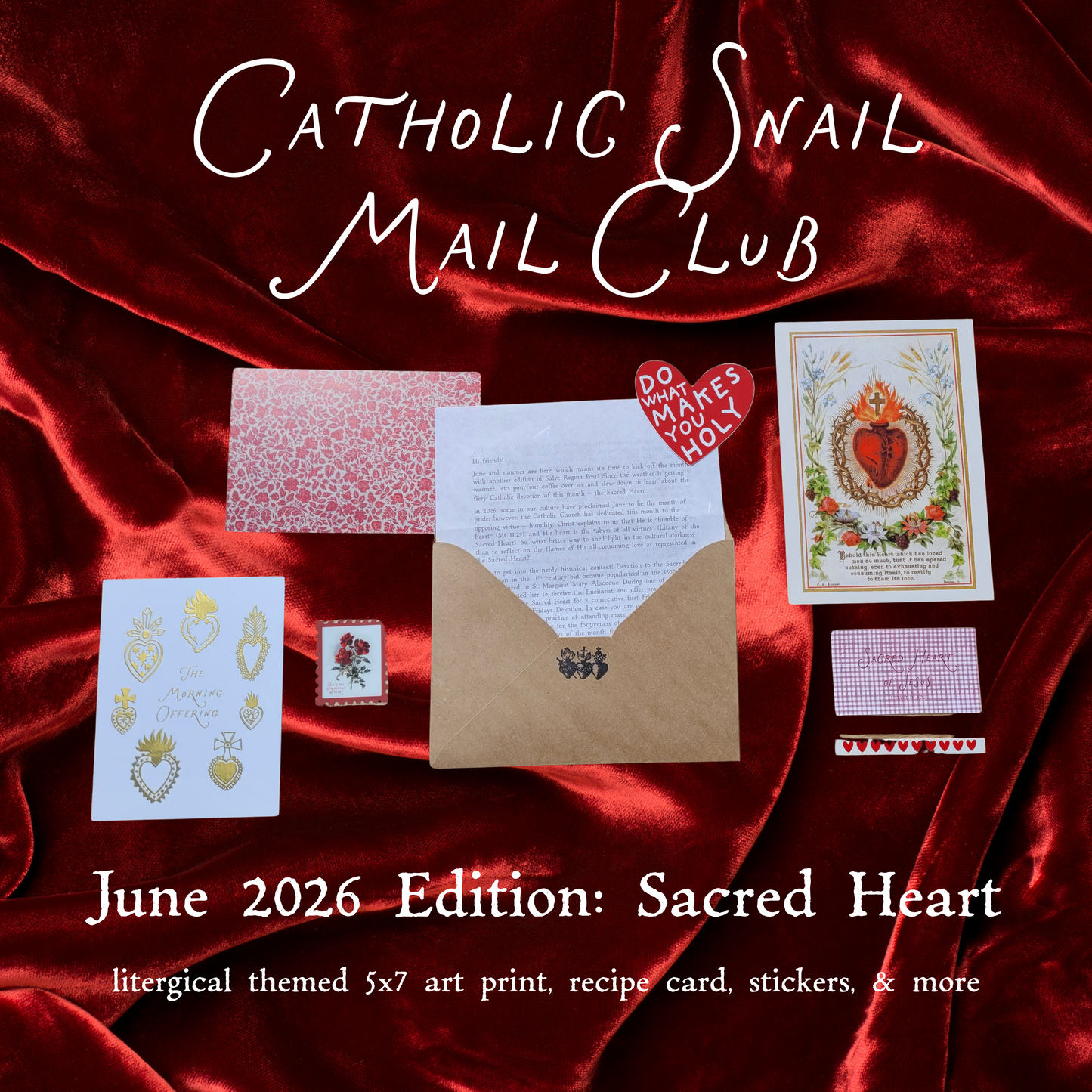 Catholic Snail  Mail Club - Salve Regina Post